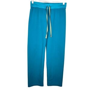 Figs High Waisted Livingston Basic Scrub Pants Green Womens XS